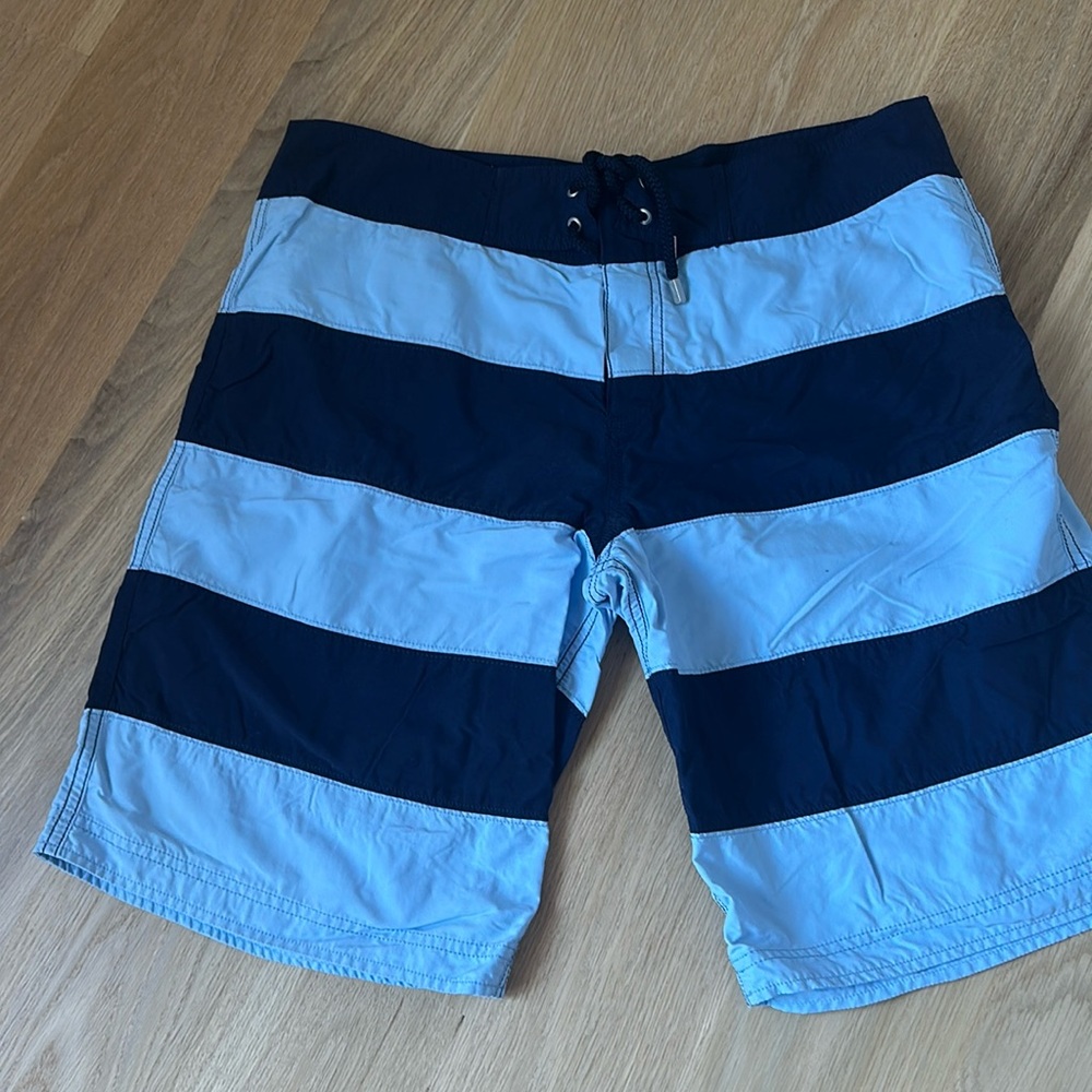 Vilebrequin men’s bathing suit. Blue stripes - size xl